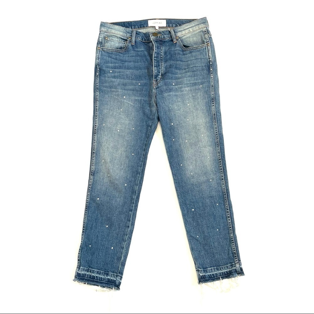 THE GREAT. | The Fellow Rhinestone Jeans - Picture 1 of 10